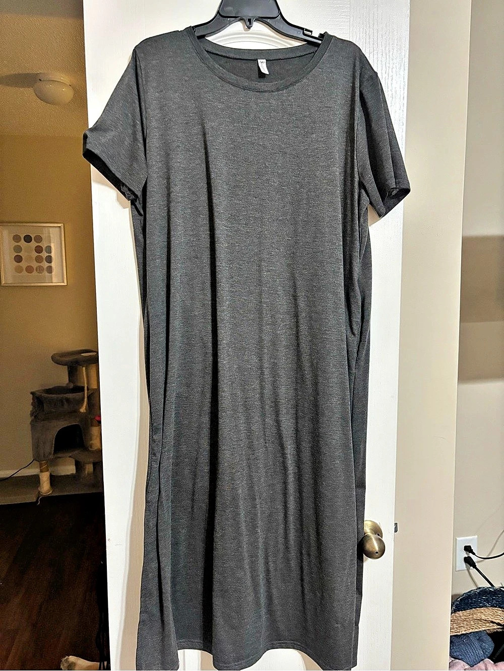 Gray Midi Dress Size 2XL